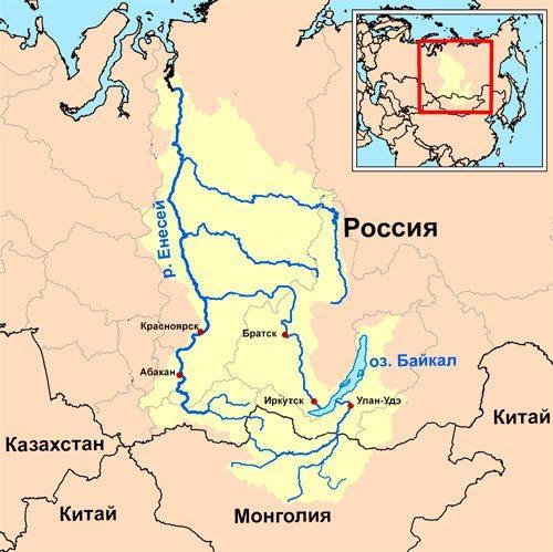 Реки Сибири — список, фото, характеристика и карты самых больших рек и их притоков